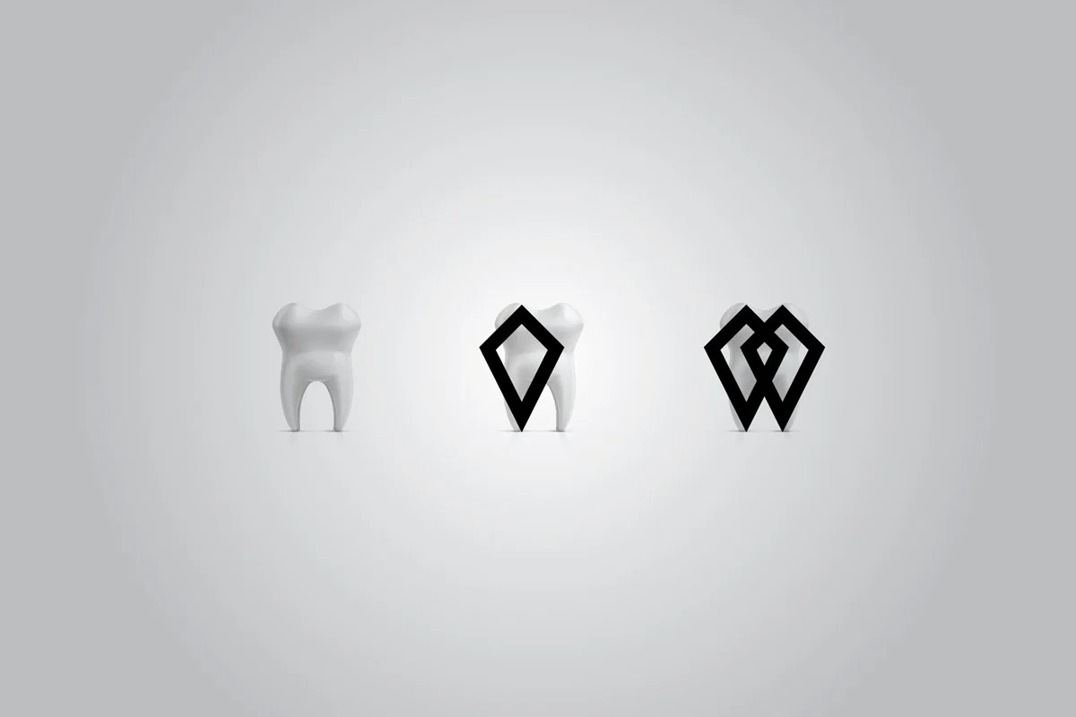 dentorium03 rebranding stomatološke ordinacije elementi zuba