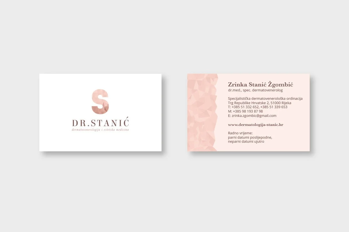 stanic05 rebranding ordinacije stanic vizitka